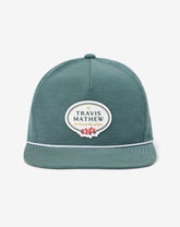 TravisMathew | Patron Badge Snapback Hat - Silver Pine