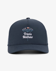 TravisMathew | Vacation Home Snapback Hat - Mood Indigo/Vintage Indigo