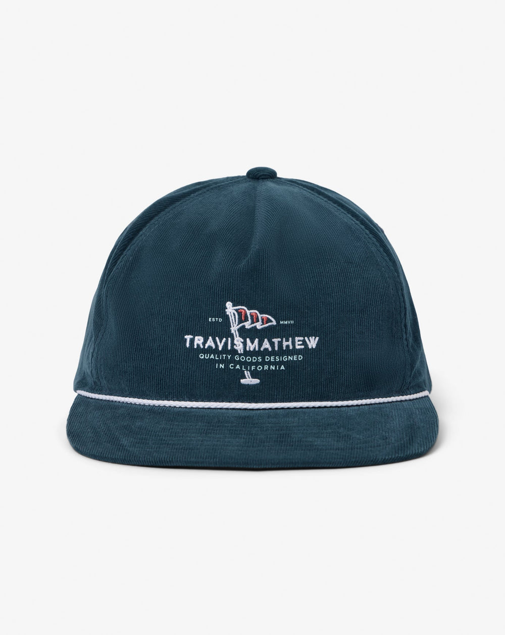 TravisMathew | One For The Money Snapback Hat - Mood Indigo/Vintage Indigo