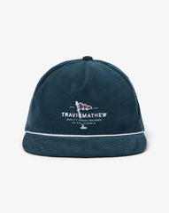 TravisMathew | One For The Money Snapback Hat - Mood Indigo/Vintage Indigo