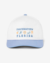 TravisMathew | Bring The Sunscreen Snapback Hat - White