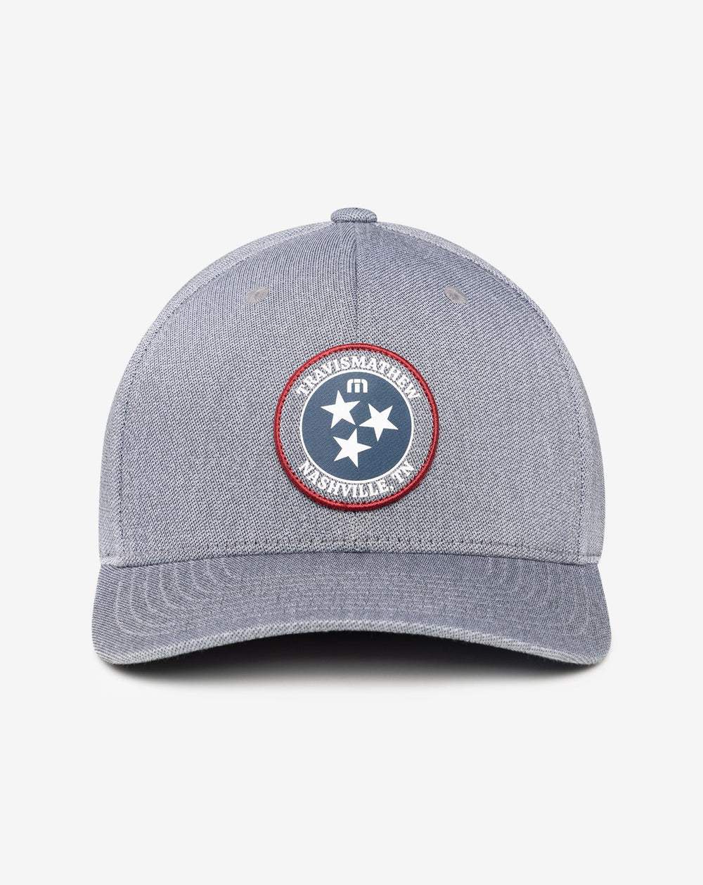 TravisMathew | Whiskey Neat Fitted Hat - Heather Quiet Shade