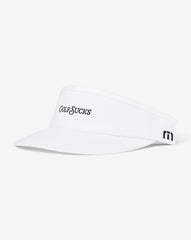 TravisMathew | Golf Sucks Visor - White