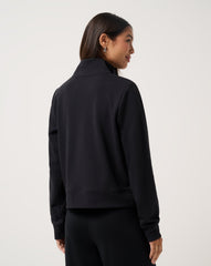 TravisMathew | Cloud Fleece Half Zip 2.0 - Black