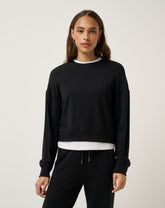 TravisMathew | Cloud Terry Crew - Black