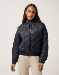 TravisMathew | Lights At Night Quilted Jacket - Obsidian