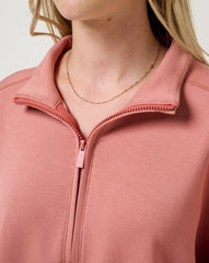 TravisMathew | Skyloft Soft Echo Half Zip - Brick Dust