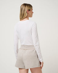 TravisMathew | Cloud Long Sleeve Tee - White