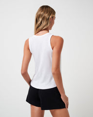 TravisMathew | Cloud Jersey Tank 2.0 - White