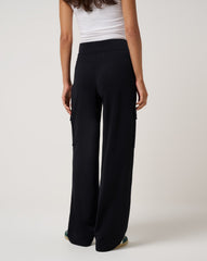 TravisMathew | Friday Doubleknit Utility Wide Leg Pant - Black