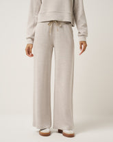 TravisMathew | Skyloft Soft Wide Leg Pant - Heather Savannah Tan