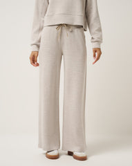 TravisMathew | Skyloft Soft Wide Leg Pant - Heather Savannah Tan