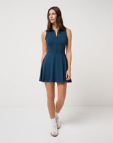 TravisMathew | Moveknit Sleeveless Polo Dress 2.0 - Poseidon