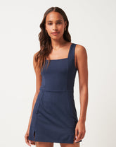 TravisMathew | Moveknit Sleeveless Dress - Heather Navy Blazer