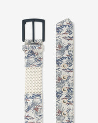 TravisMathew | Huli Huli Canvas Stretch Belt - Moonbeam