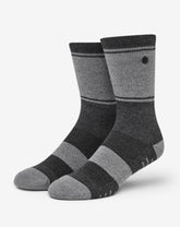 TravisMathew | Baja 2.0 Crew Sock - Heather Grey Pinstripe