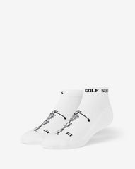 TravisMathew | Golf Sucks Ankle Sock - White