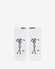 TravisMathew | Golf Sucks Ankle Sock - White