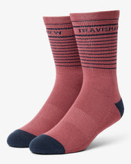 TravisMathew | Overall Mood Crew Sock - Rose Wine
