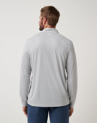 TravisMathew | Philadelphia Phillies Time To Tailgate Quarter Zip - Heather Grey