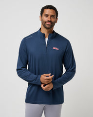 TravisMathew | Mississippi Time To Tailgate Quarter Zip - Navy