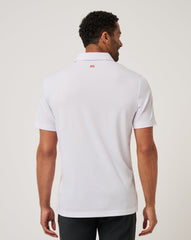 TravisMathew | Arkansas Top Recruit Polo - White/Crimson