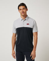 TravisMathew | Arkansas Drop Back Polo - Heather Grey/Black