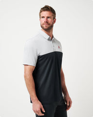TravisMathew | Alabama Drop Back Polo - Heather Grey/Black