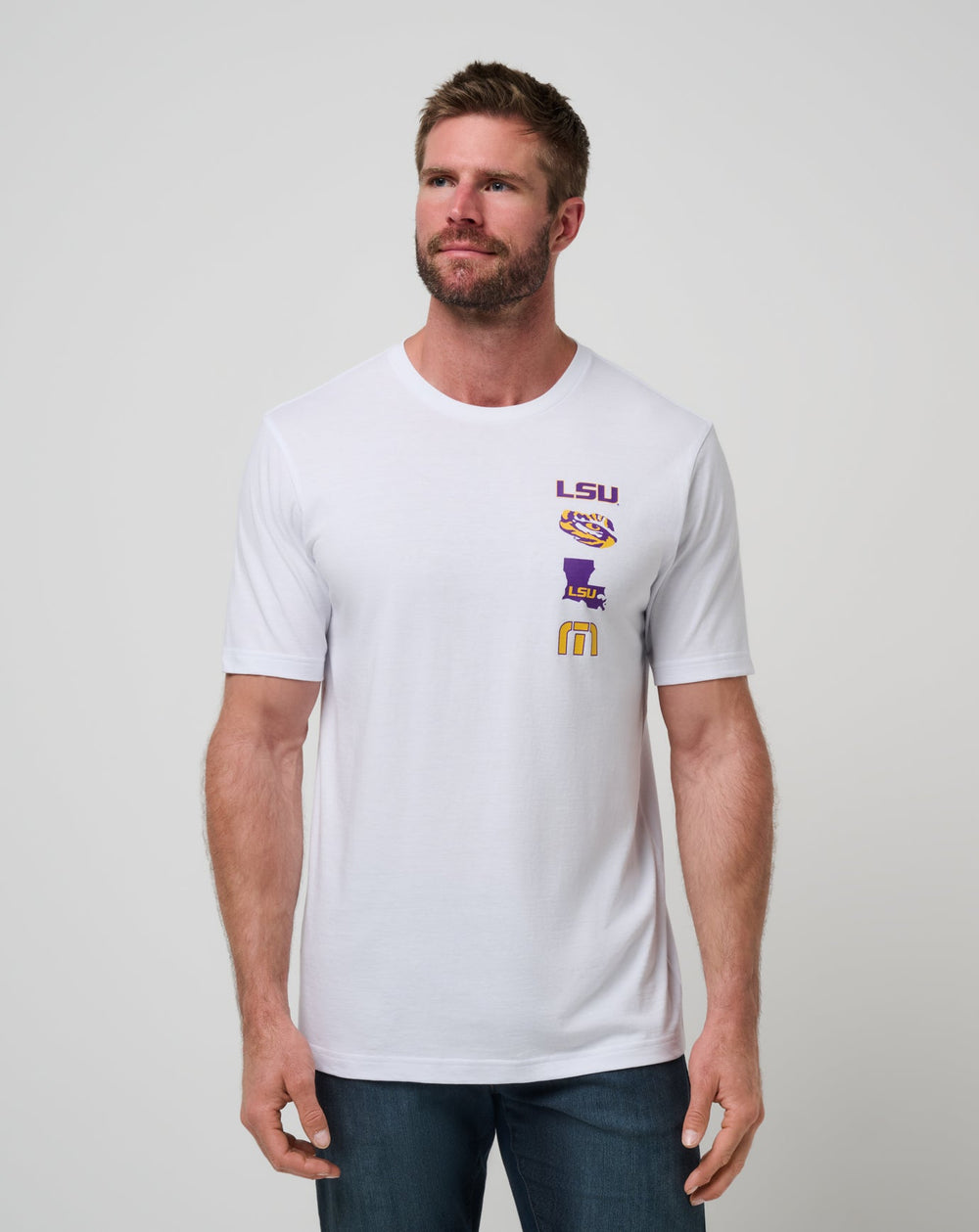 TravisMathew | LSU Playoffs 2.0 Tee - White