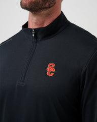 TravisMathew | USC Time To Tailgate Quarter Zip - Black