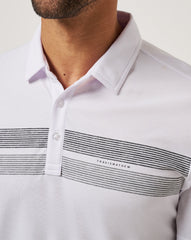 TravisMathew | Iowa Top Recruit Polo - White/Black