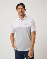 TravisMathew | UCLA Drop Back Polo - White/Heather Grey