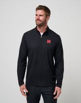 TravisMathew | Nebraska Time To Tailgate Quarter Zip - Black