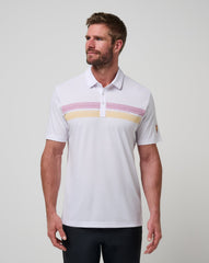 TravisMathew | ASU Top Recruit Polo - White/Maroon