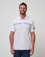 TravisMathew | Kansas Top Recruit Polo - White/Blue