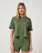 TravisMathew | Always Forever Tee - Heather Bronze Green