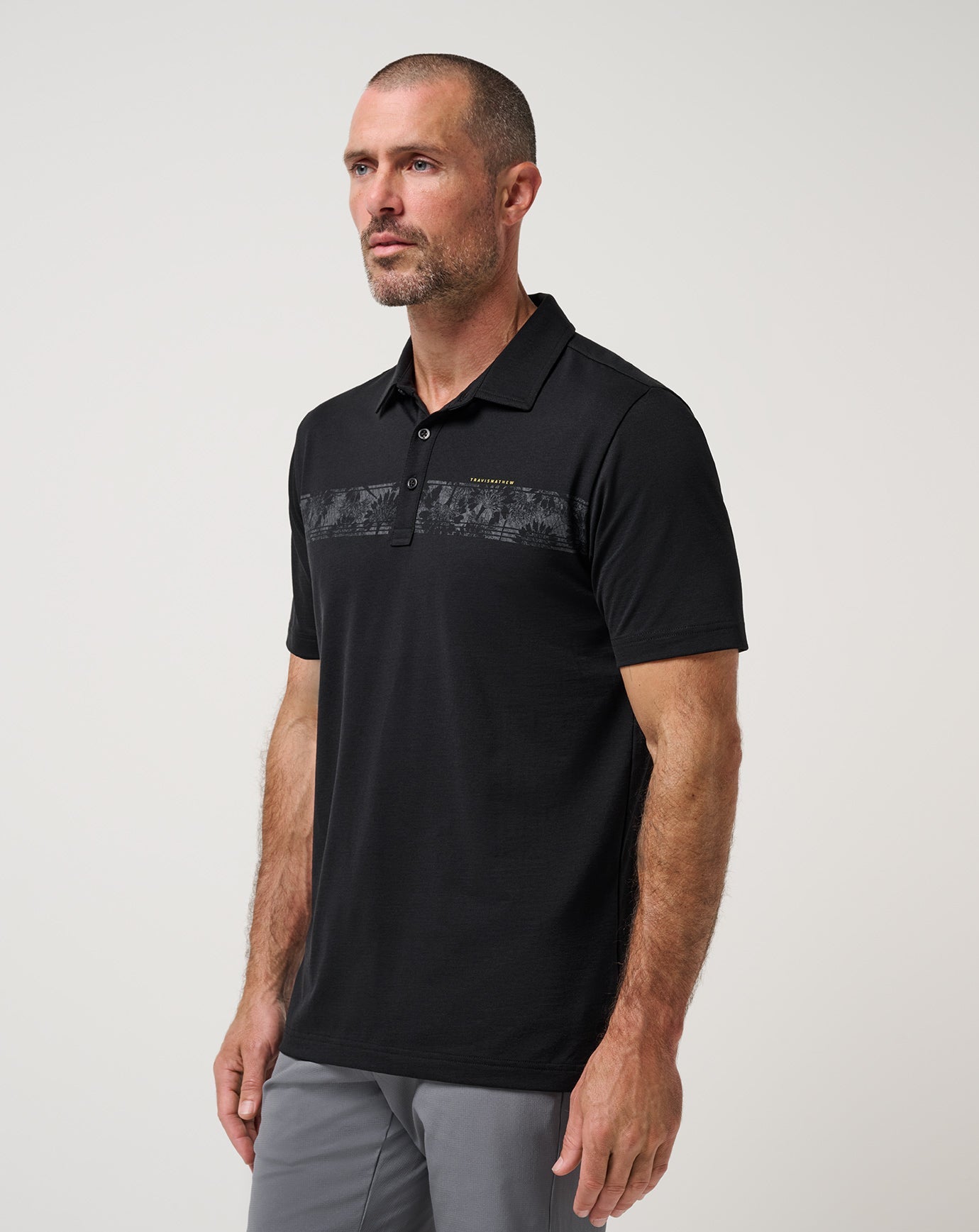 TravisMathew | Performance Jersey Flight Polo - Black