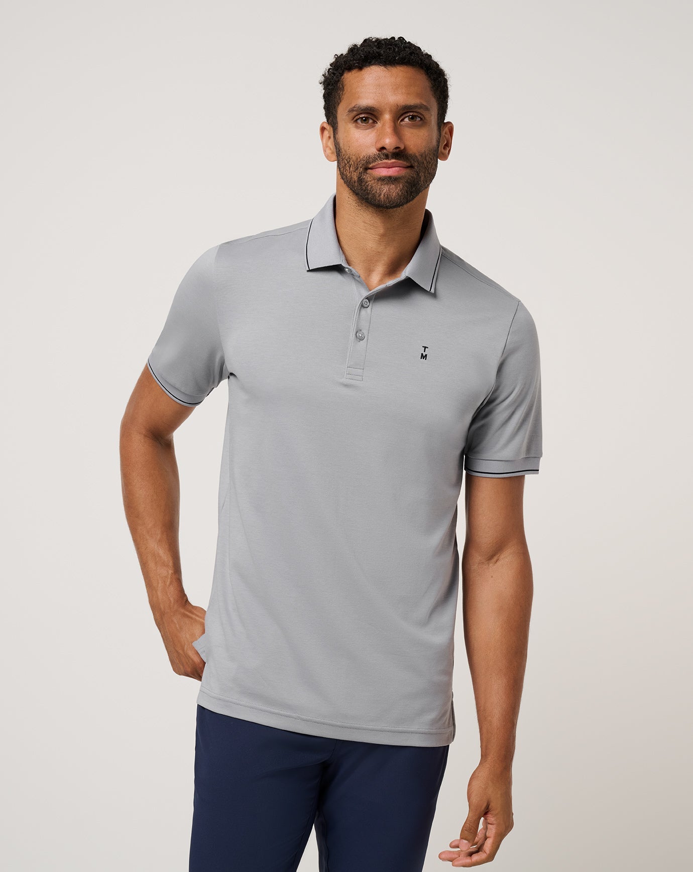 TravisMathew | Happier Hour Polo - Light Grey