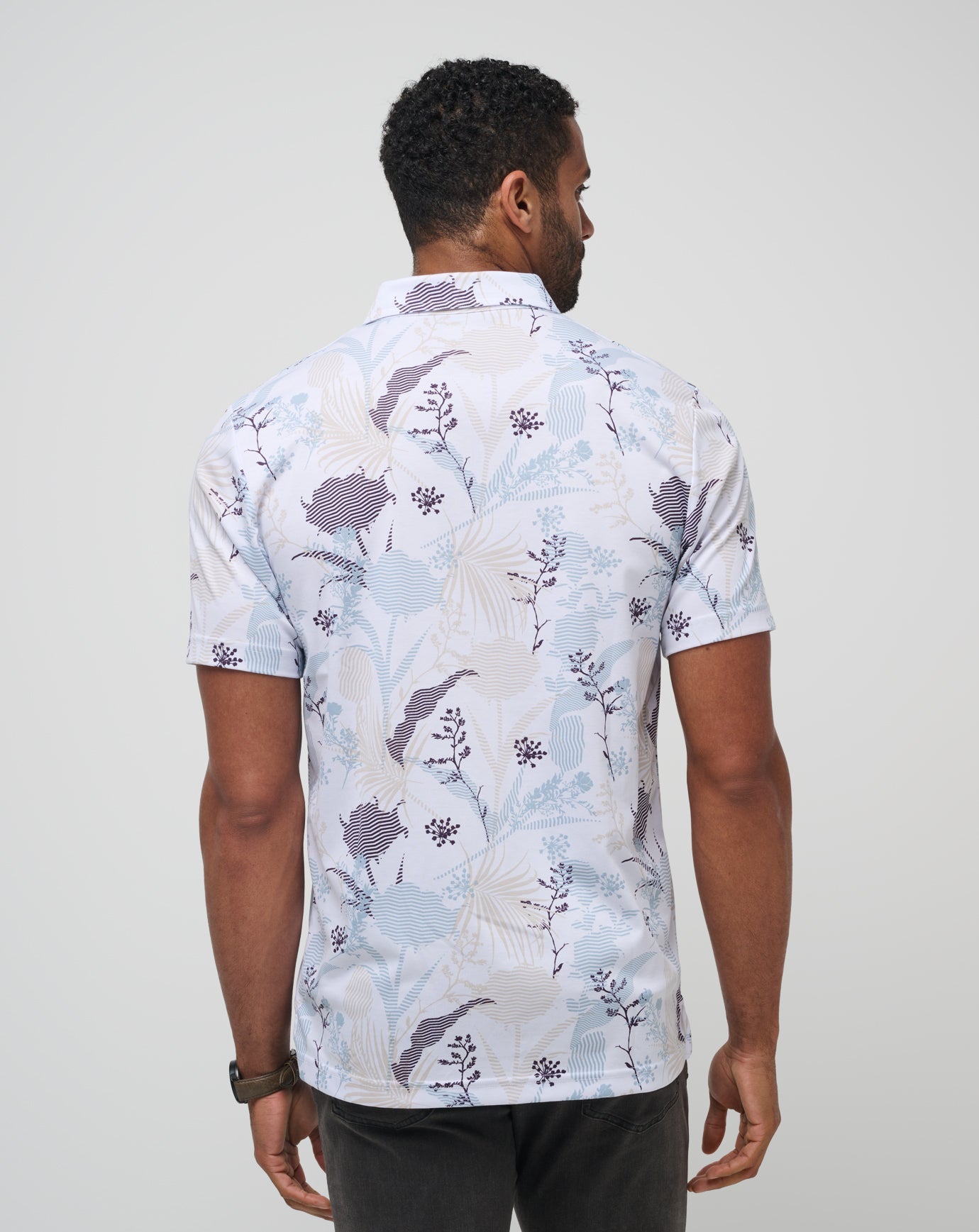 TravisMathew | Tropical Fusion Polo - White