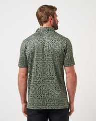 TravisMathew | Featherweight Caves Polo - Dark Olive