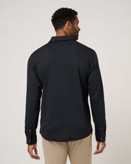 TravisMathew | The Zinna 2.0 Long Sleeve Polo - Black