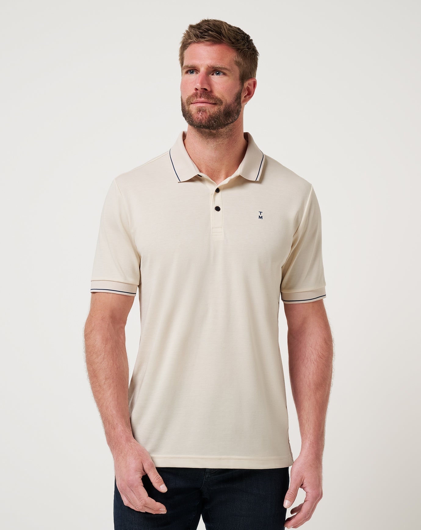 TravisMathew | Happier Hour Polo - Birch