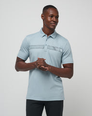 TravisMathew | Fresh Catch Polo - Heather Dusty Blue