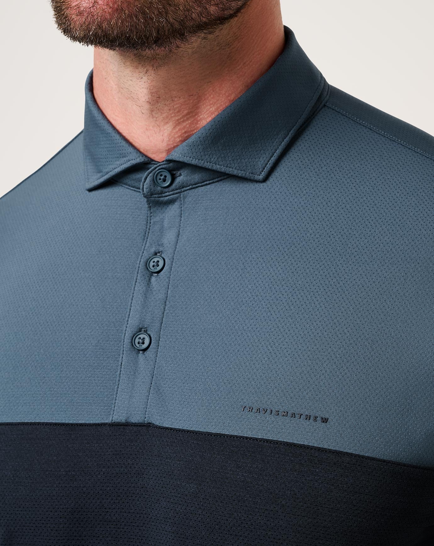 TravisMathew | Heater Pro Color Block Polo - Bering Sea