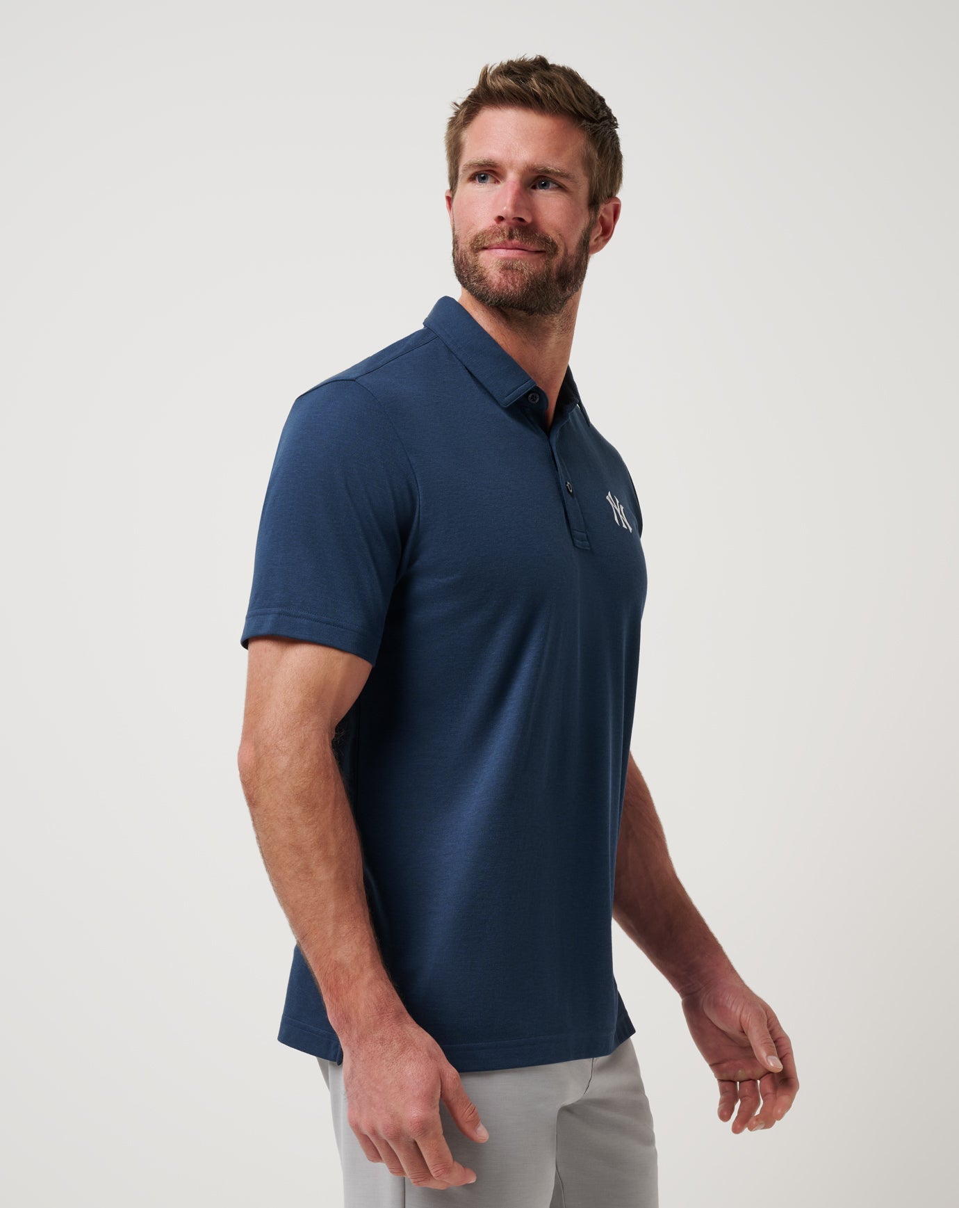 TravisMathew | New York Yankees Playoff Pitch Polo - Navy