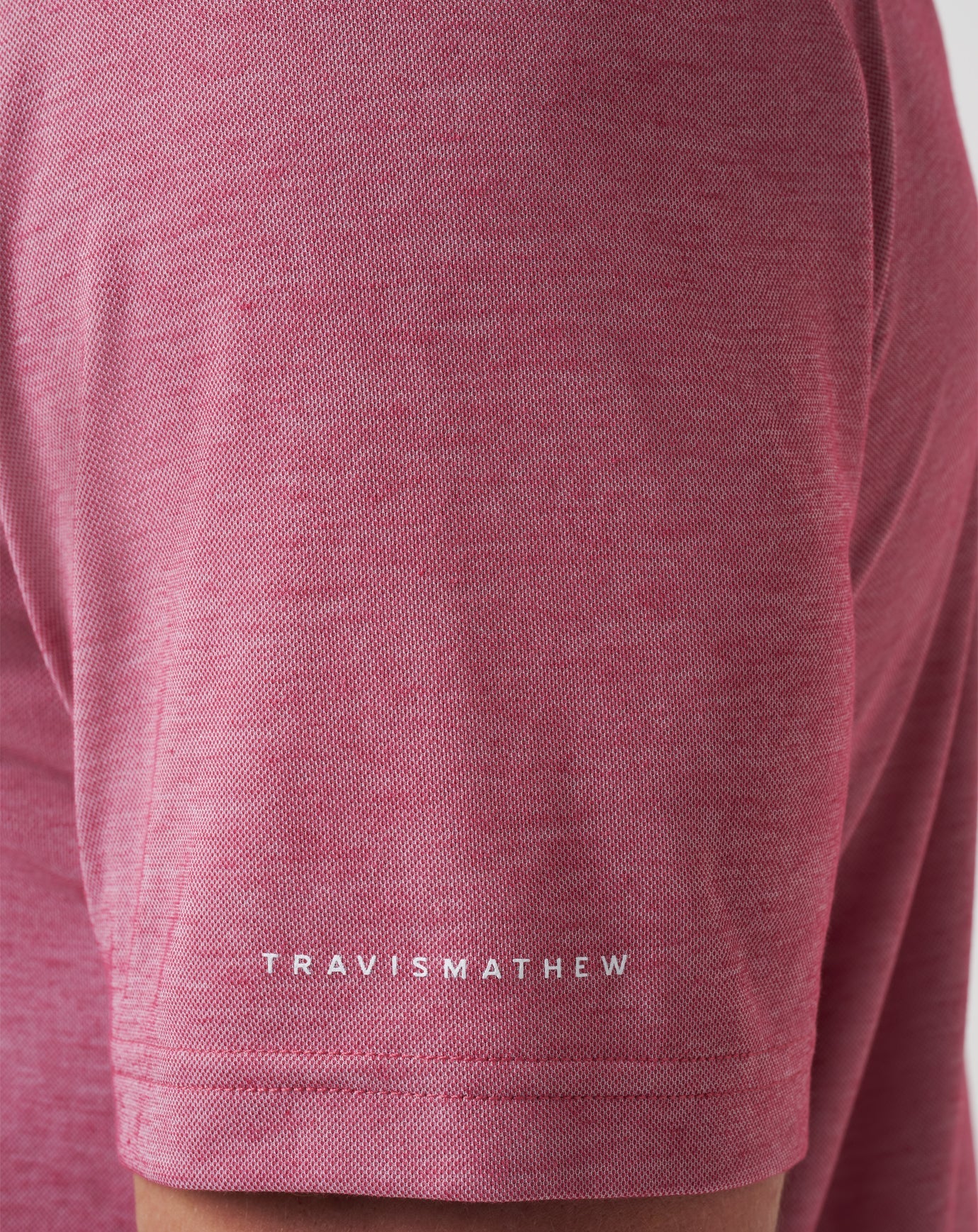 TravisMathew | Boston Red Sox Playoff Pitch Polo - Heather Red