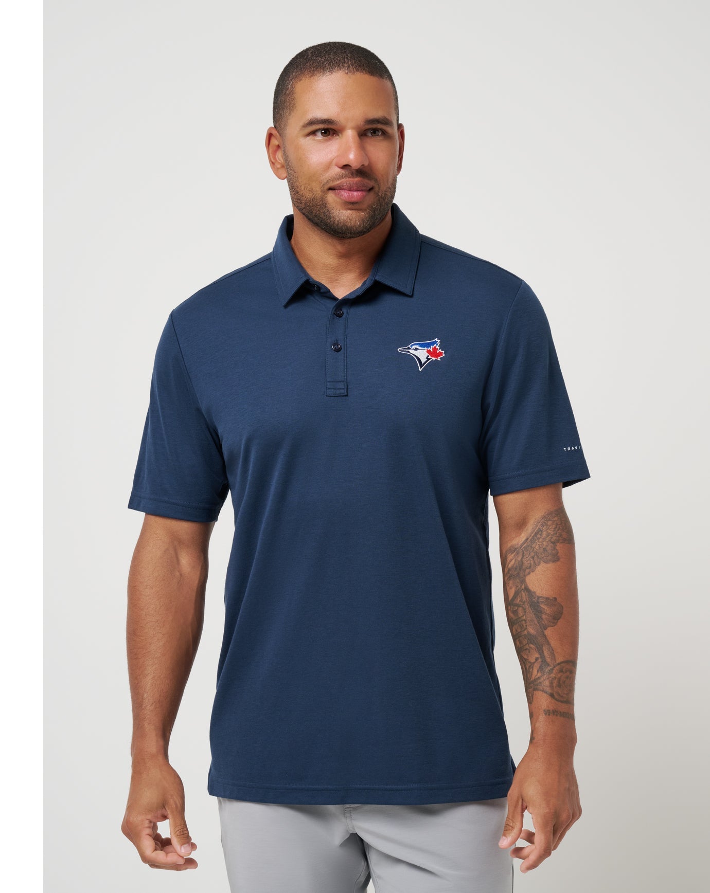 TravisMathew | Toronto Blue Jays Playoff Pitch Polo - Navy
