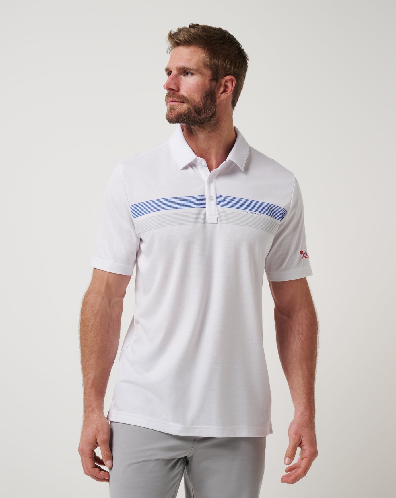 TravisMathew | Philadelphia Phillies Top Recruit Polo - White