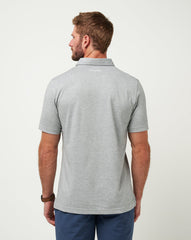 TravisMathew | Los Angeles Dodgers The Zinna Polo - Heather Grey