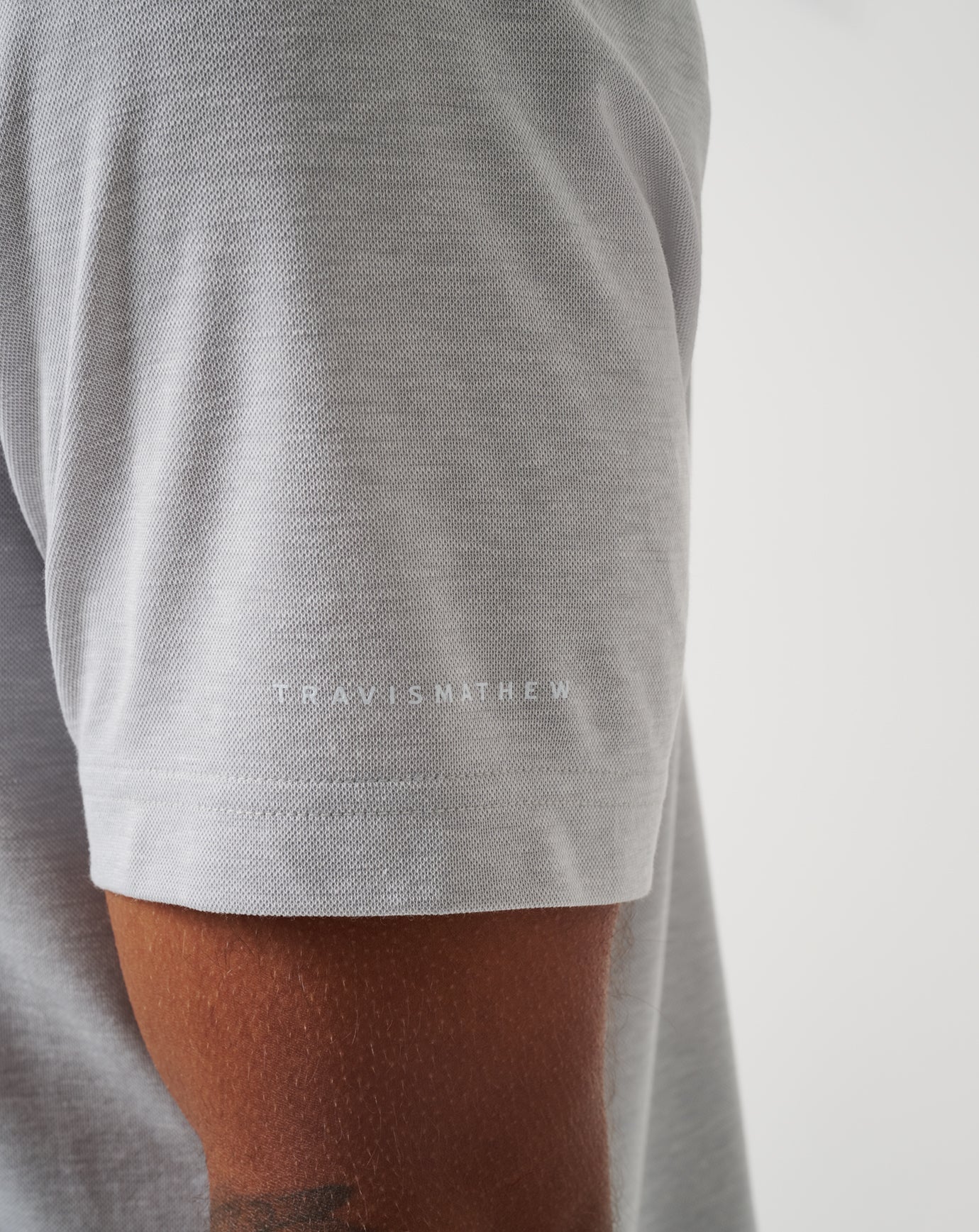 TravisMathew | New York Yankees Playoff Pitch Polo - Heather Grey